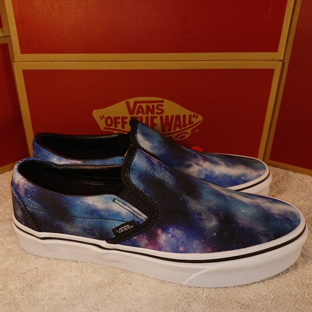 Vans Men's 4.5/Women's 6 Classic Slip-On Asher Galaxy VN0A33TBG4F1
